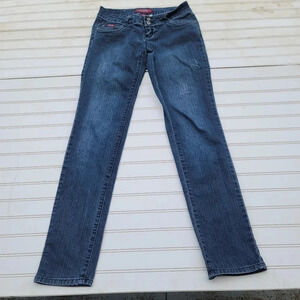 ABM Womens 30x32 Jeans Juniors straight Leg Blue Sz 9